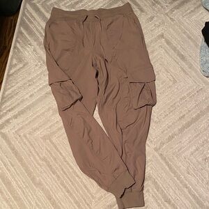 Lululemon dance studio Tan Cargo Pants, size M